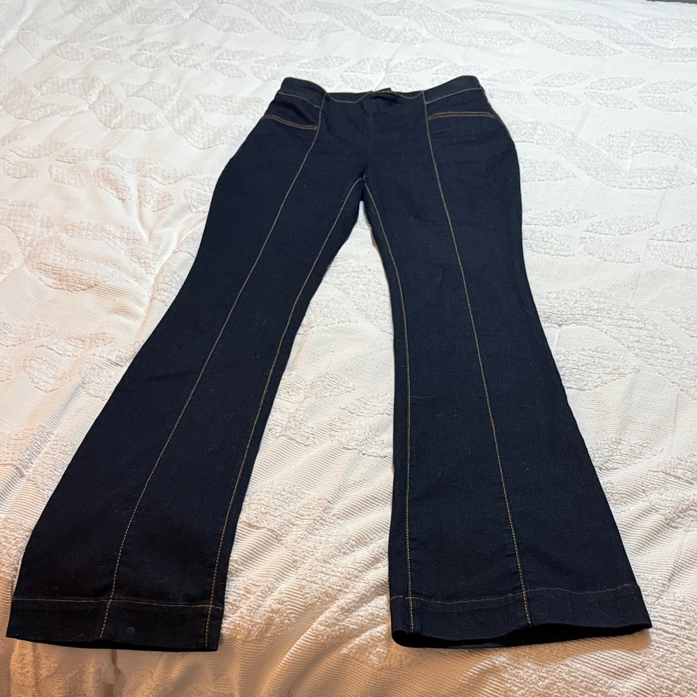 Women's Black Flared Jeans
